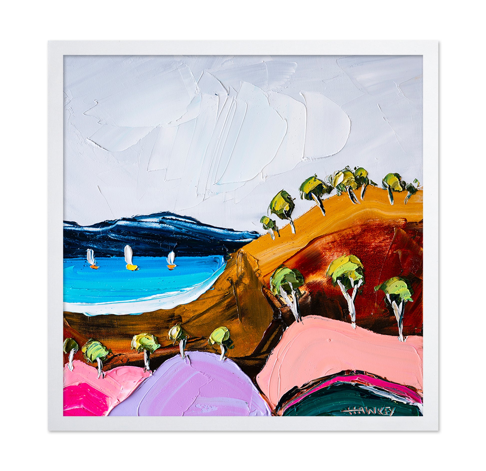 Colorful Coastal Hills No1