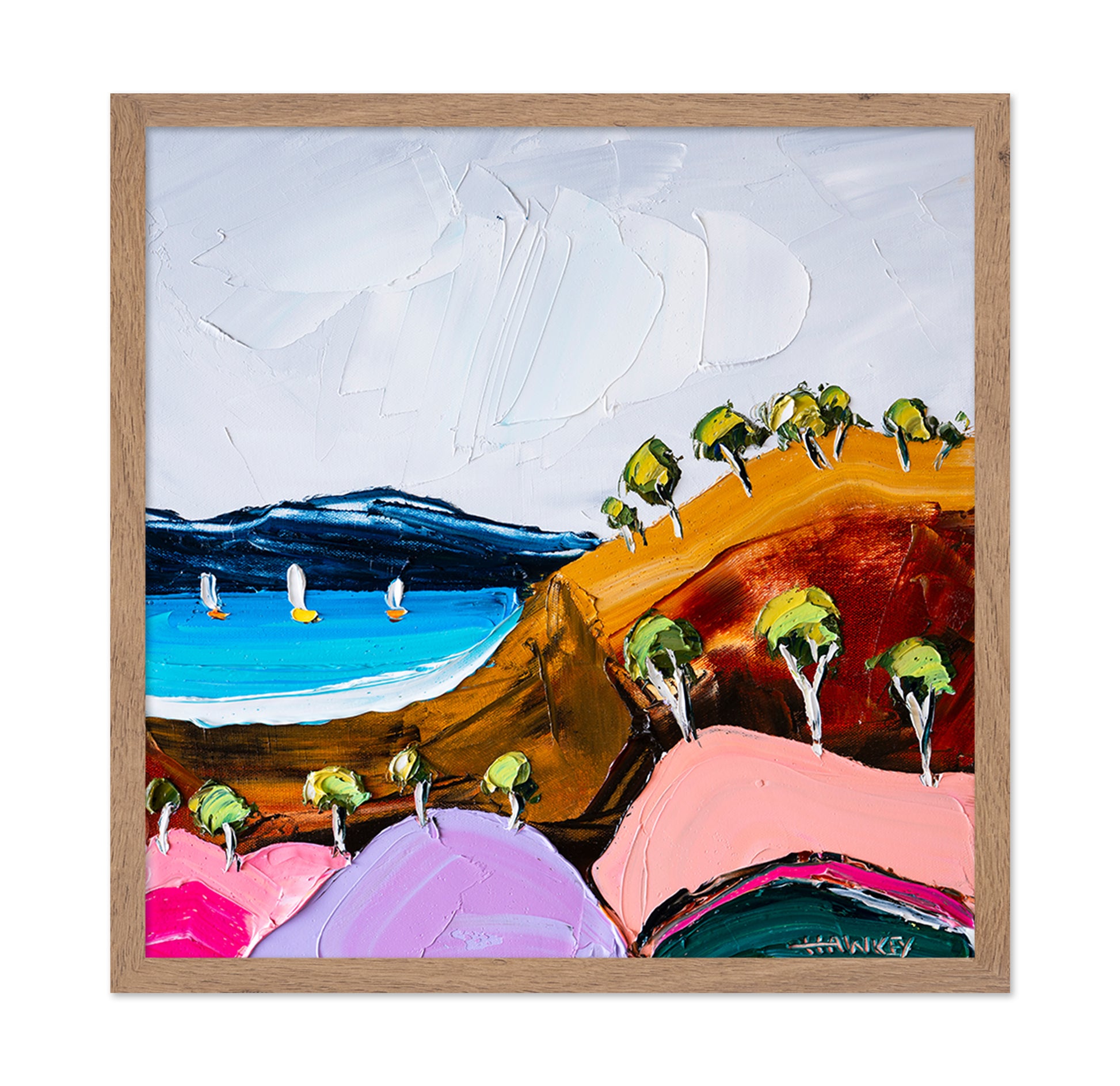 Colorful Coastal Hills No1