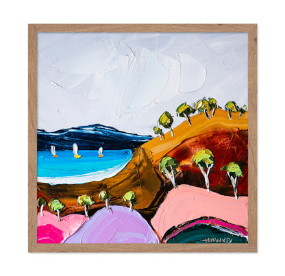 Colorful Coastal Hills No1