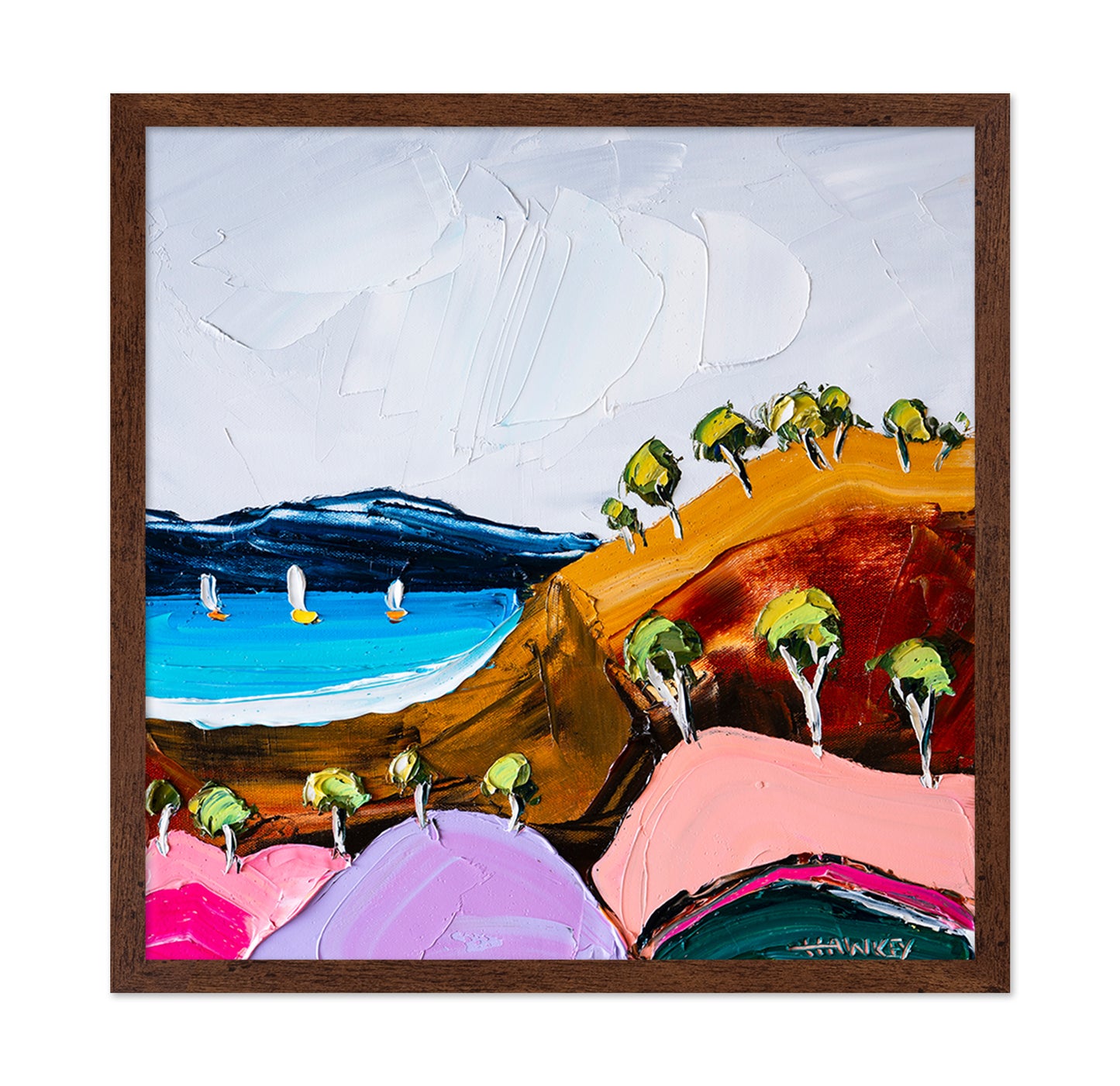 Colorful Coastal Hills No1