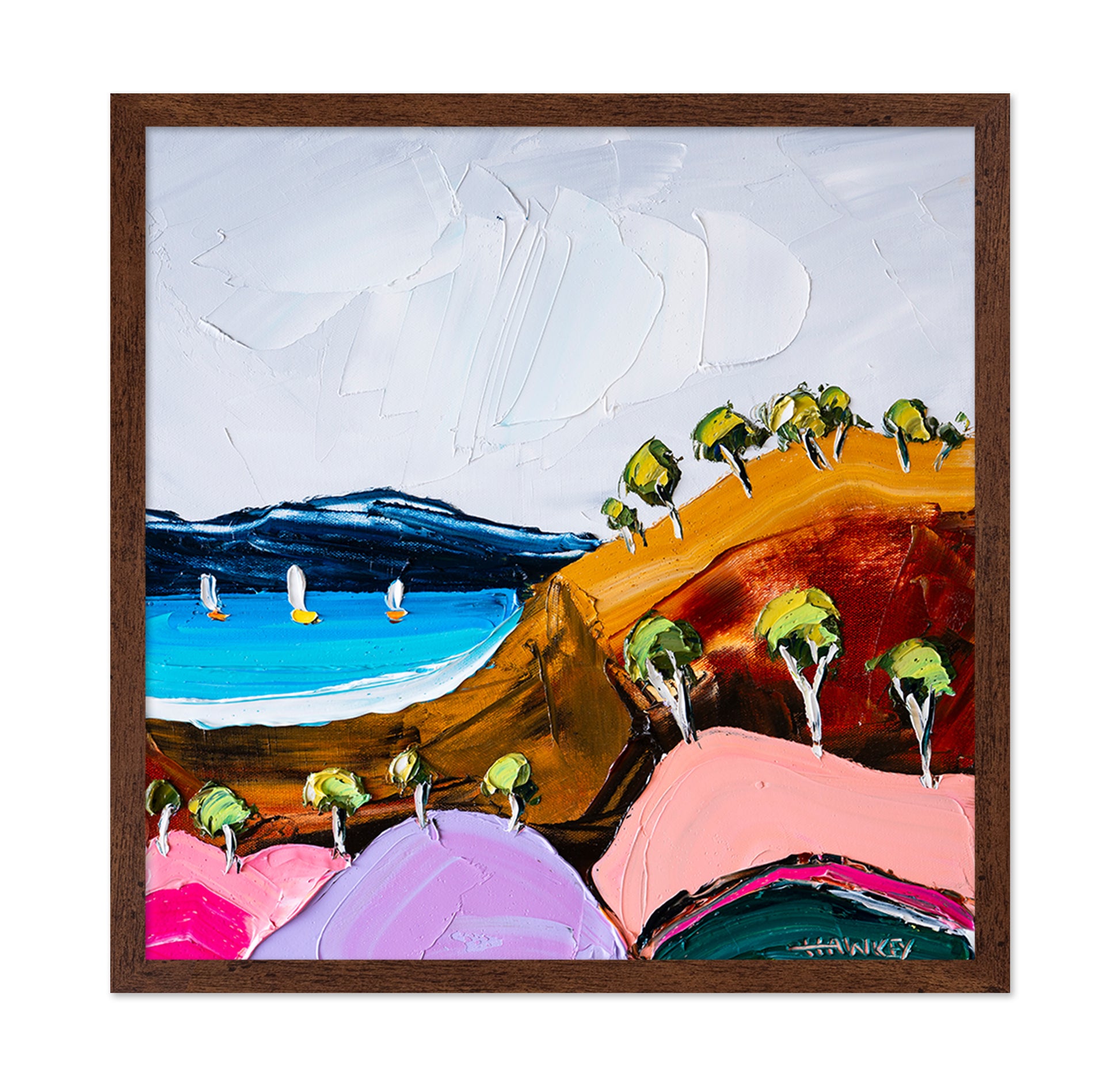 Colorful Coastal Hills No1