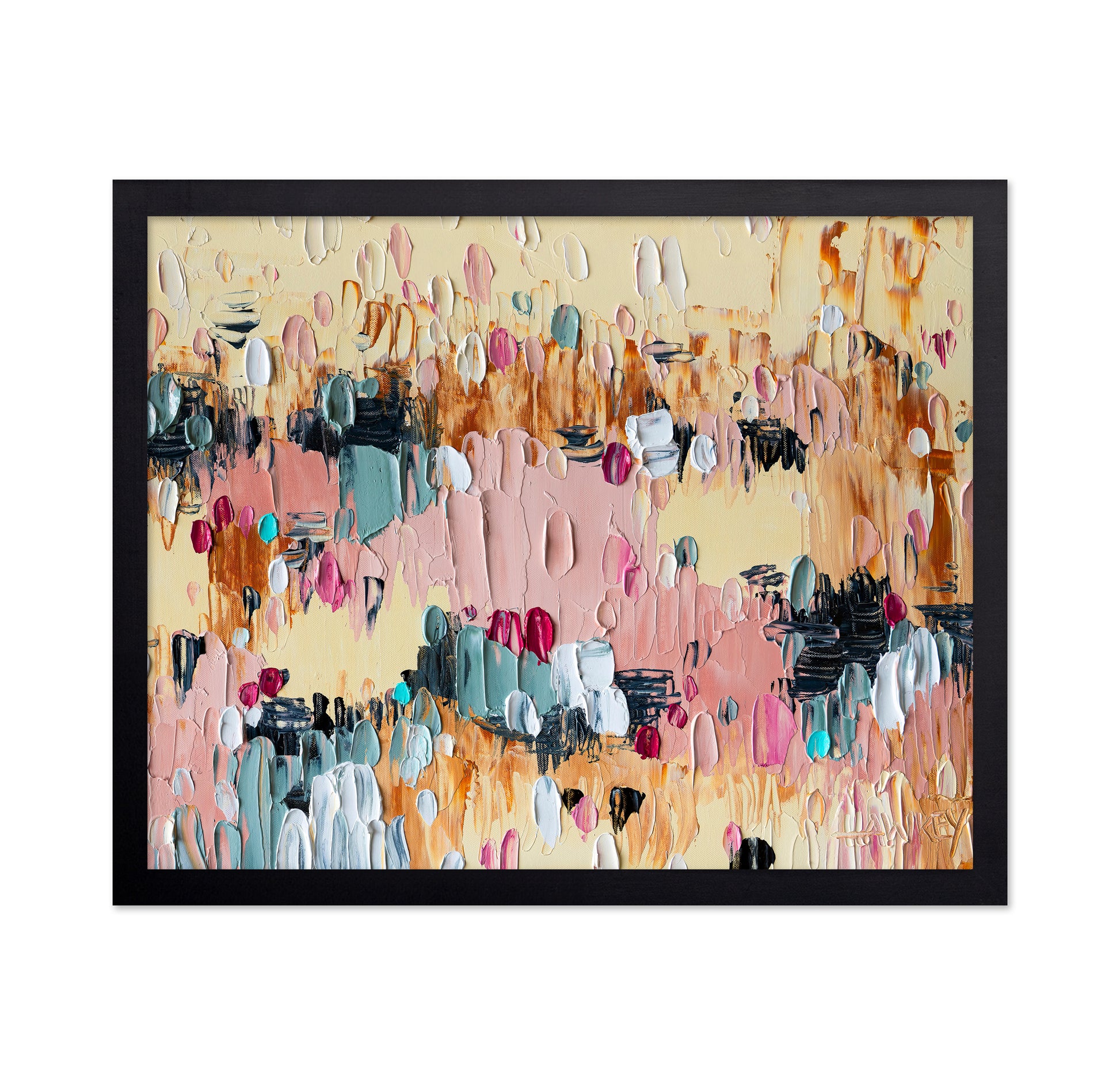 Blush Abstract Field