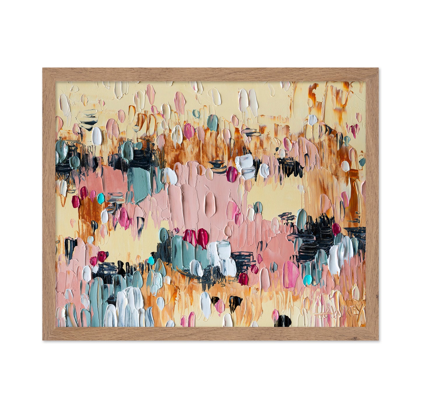 Blush Abstract Field