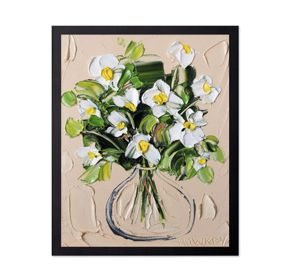 White Blossom Vase No3