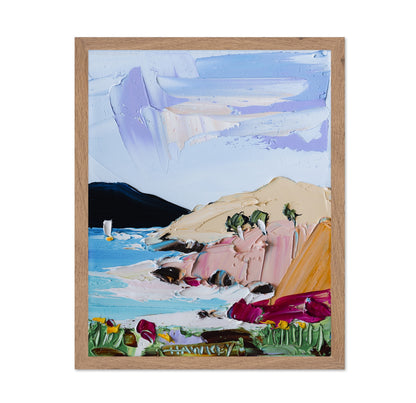 Pastel Coastal Cliffs No2