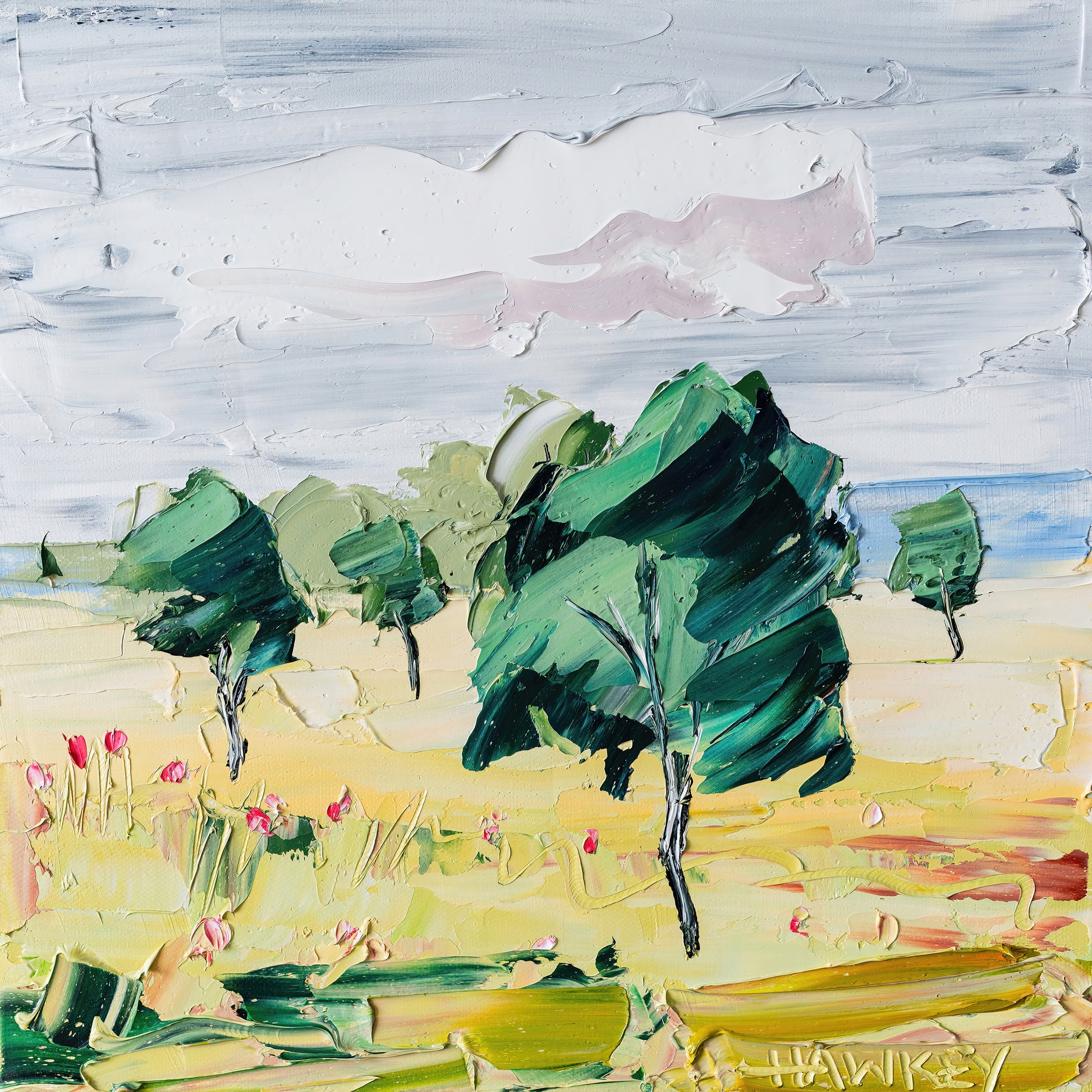 Breezy Field Trees