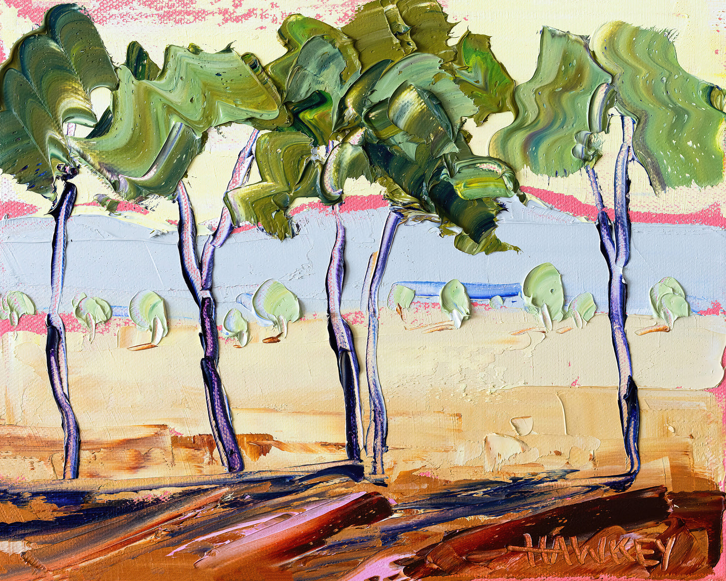 Windswept Trees