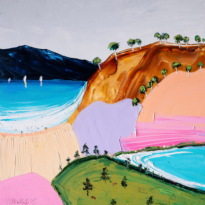Colorful Coastal Hills No2