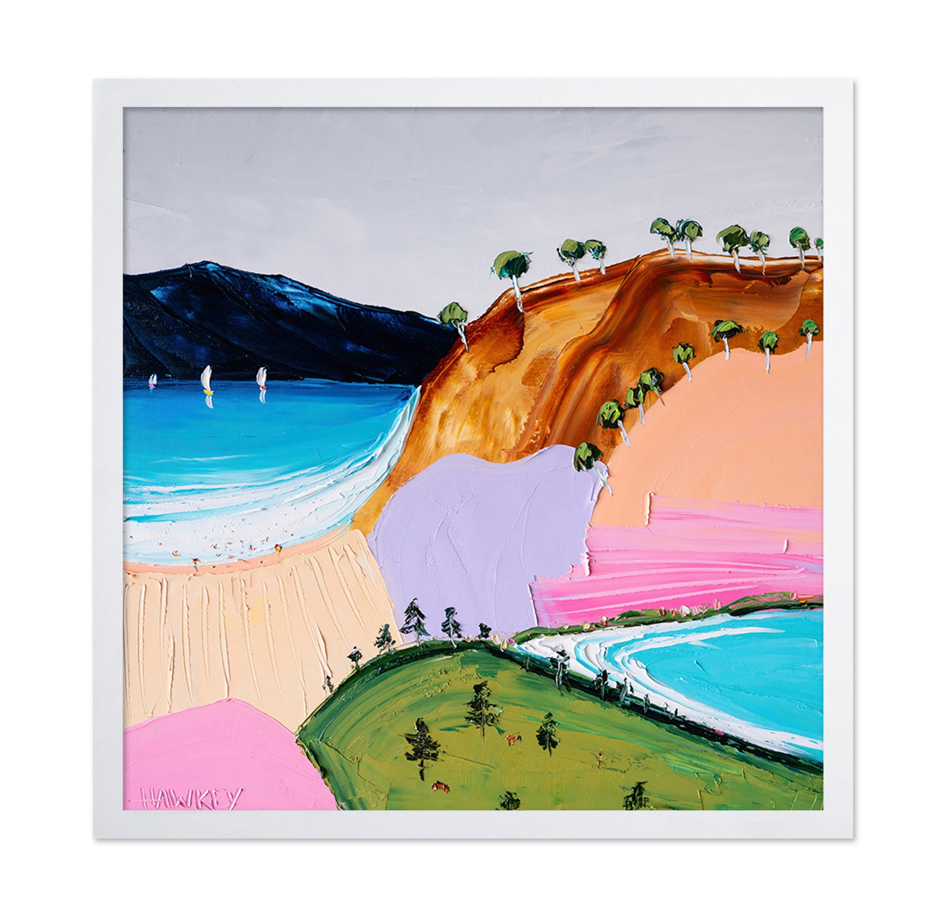 Colorful Coastal Hills No2