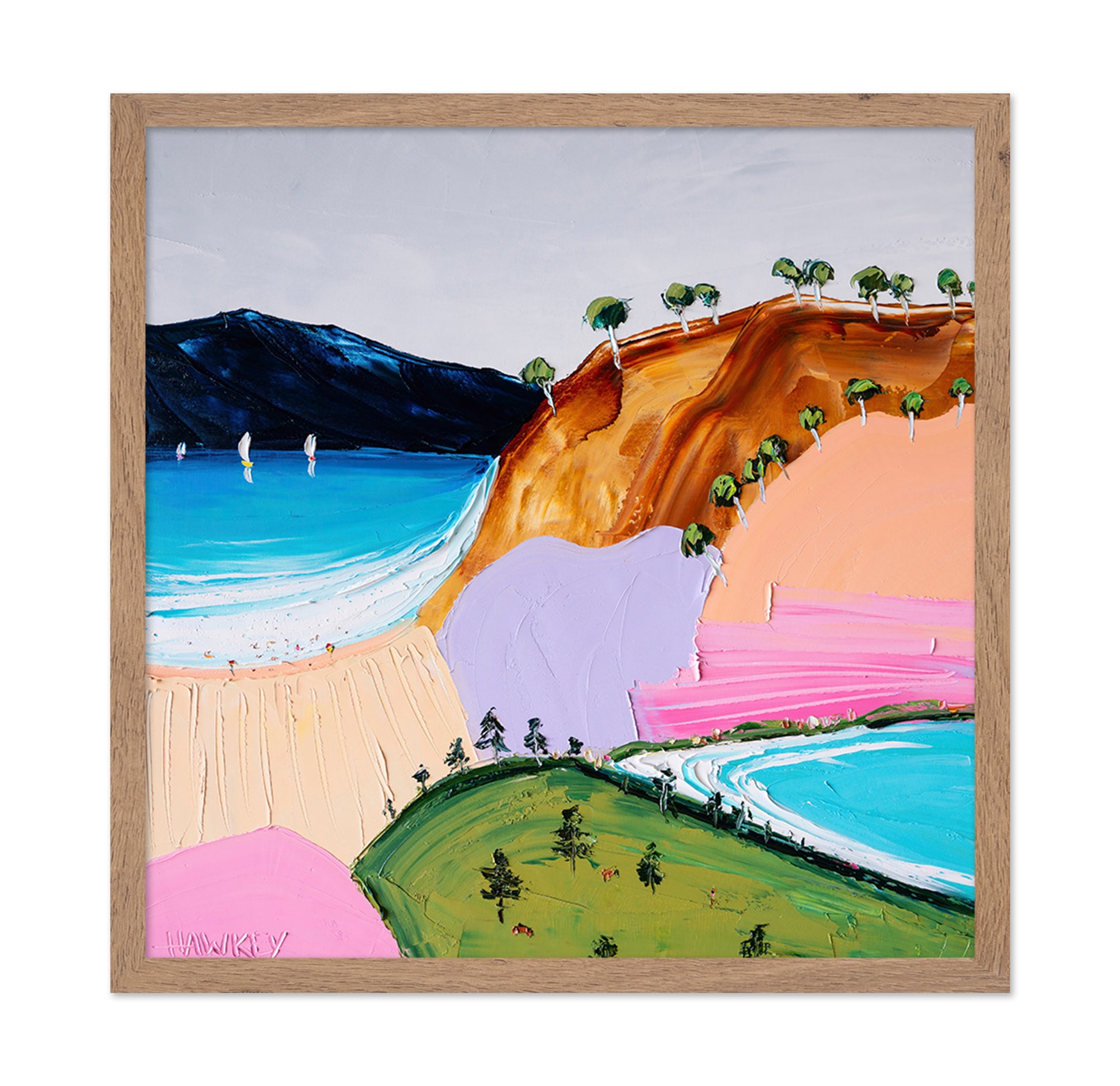 Colorful Coastal Hills No2
