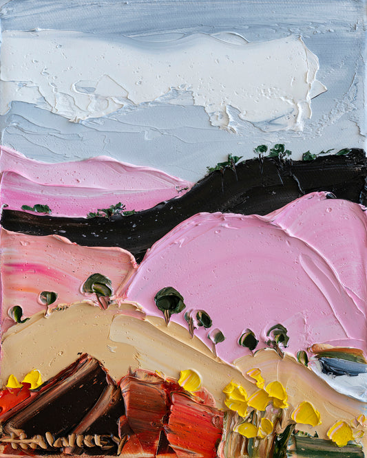 Pink Hills Landscape