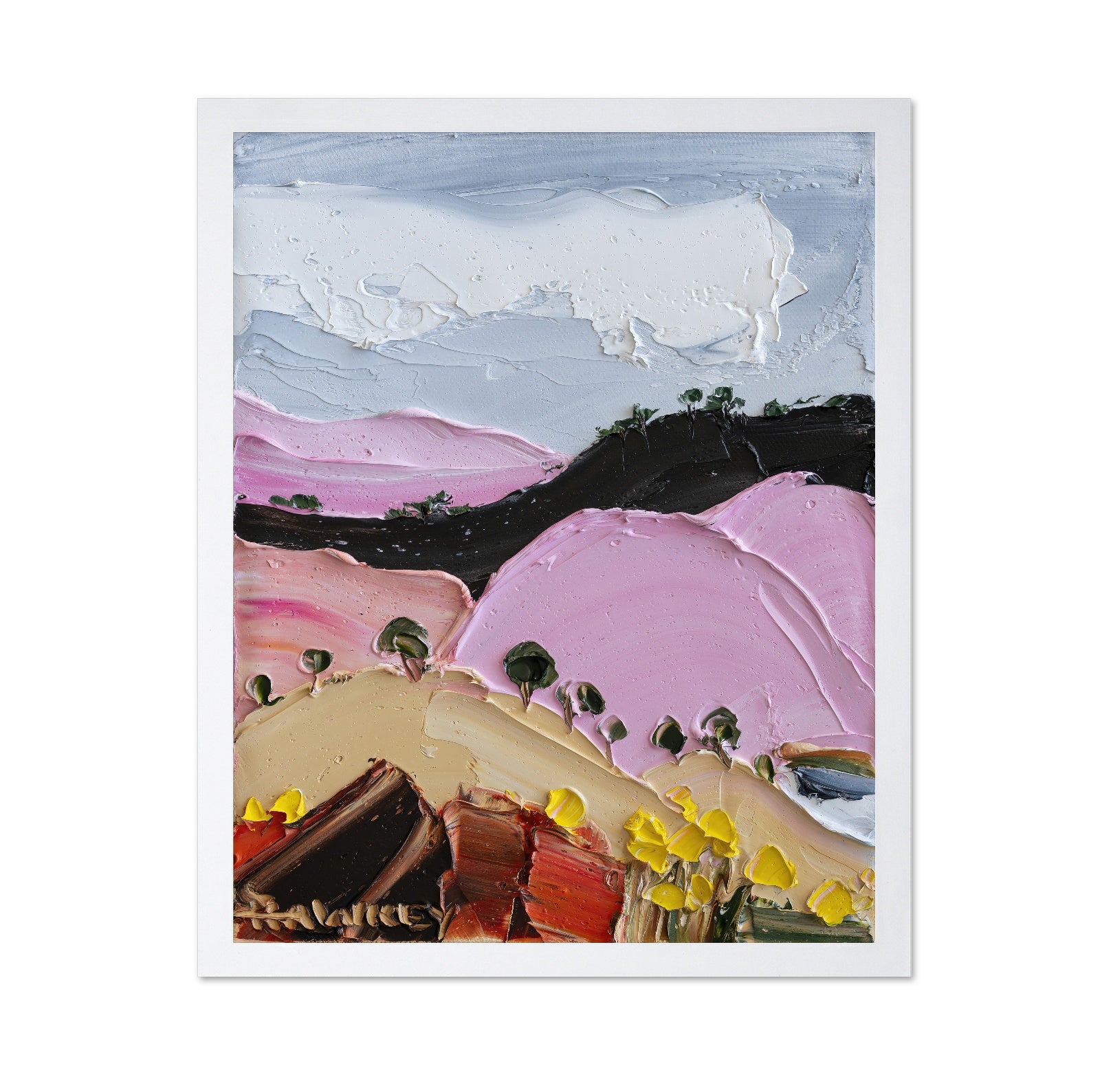 Pink Hills Landscape
