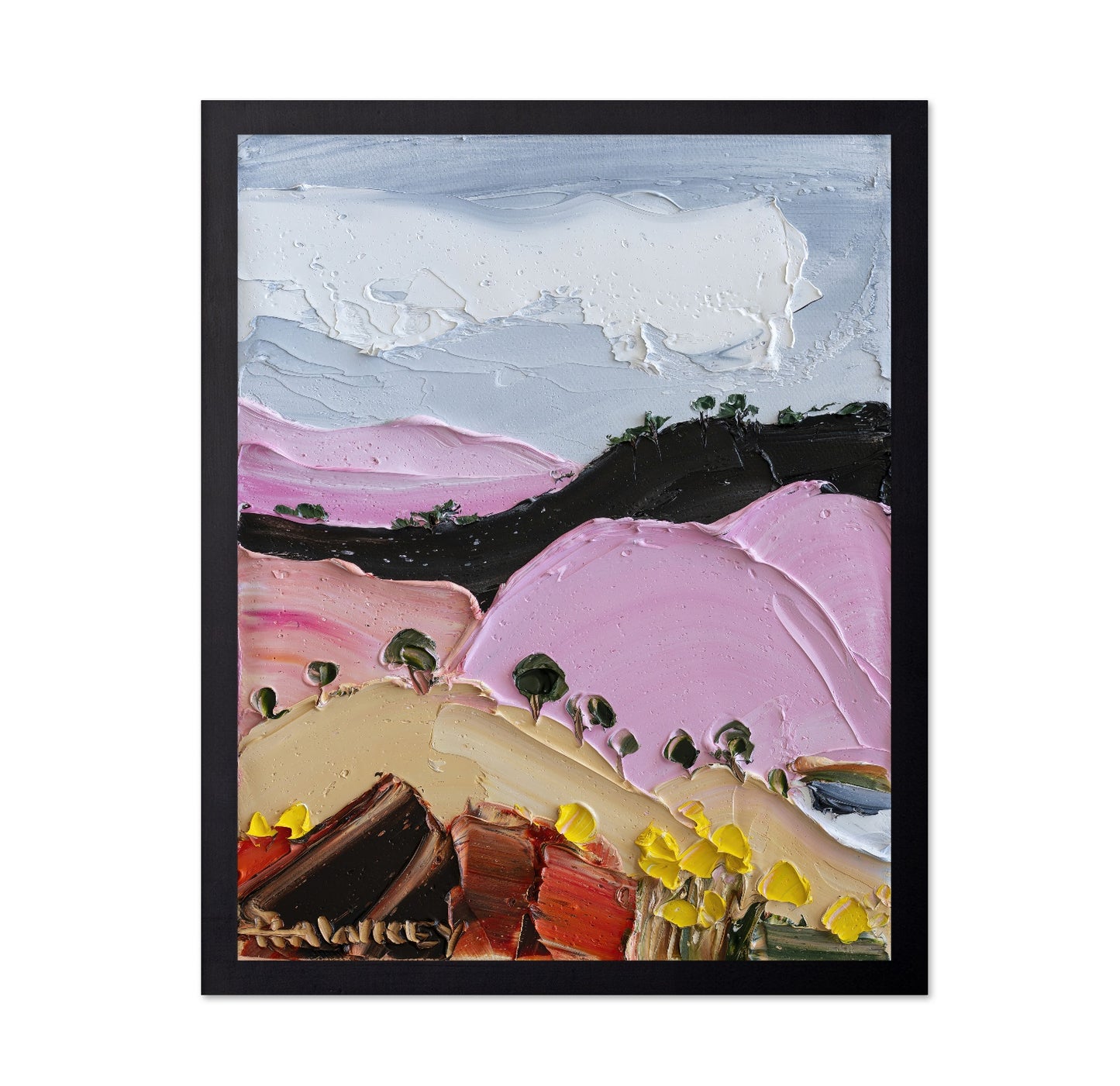 Pink Hills Landscape