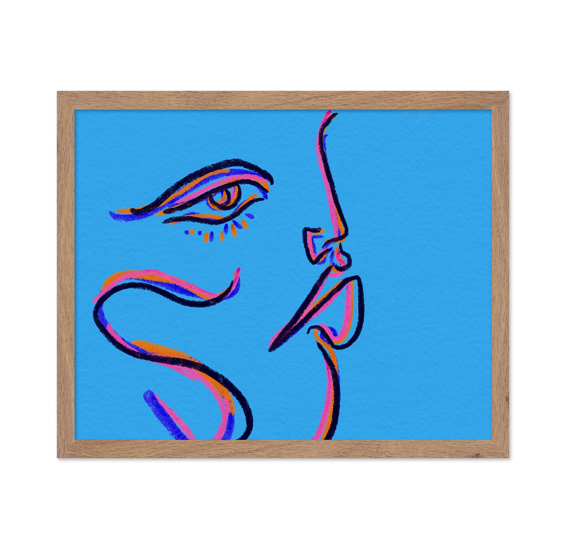 Color Line Face
