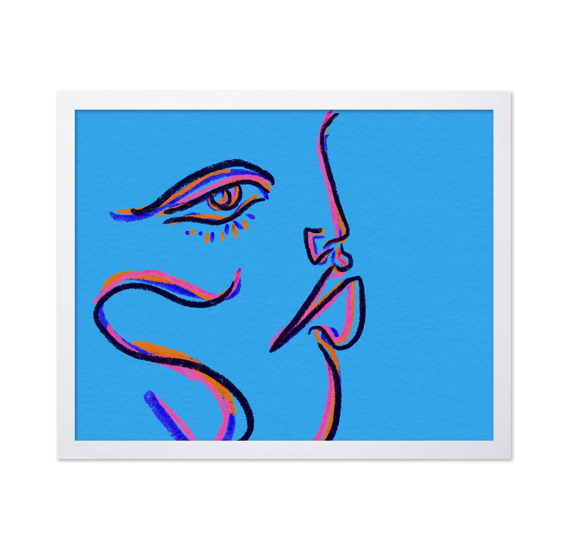 Color Line Face