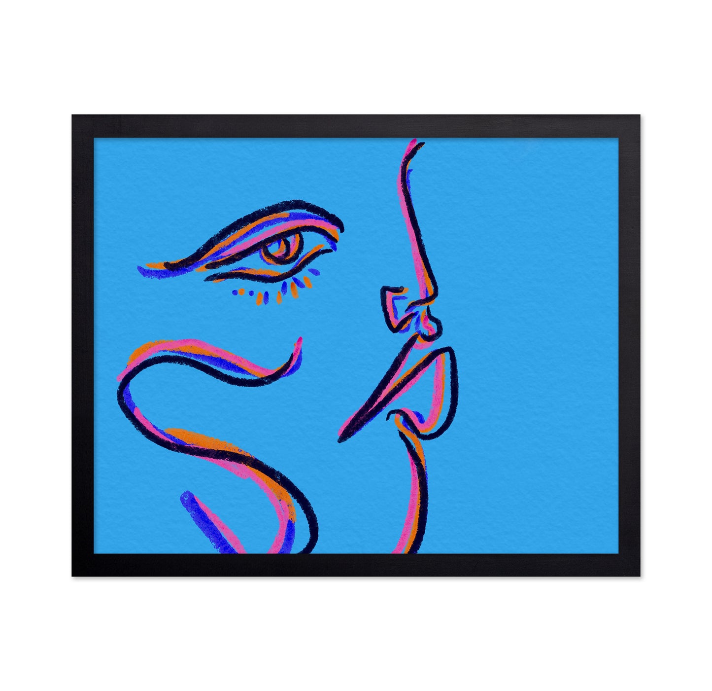Color Line Face