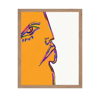 Rainbow Face Outline