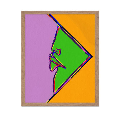 Neon Face Profile