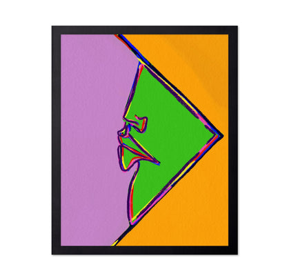 Neon Face Profile