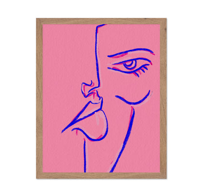 Pink Line Face