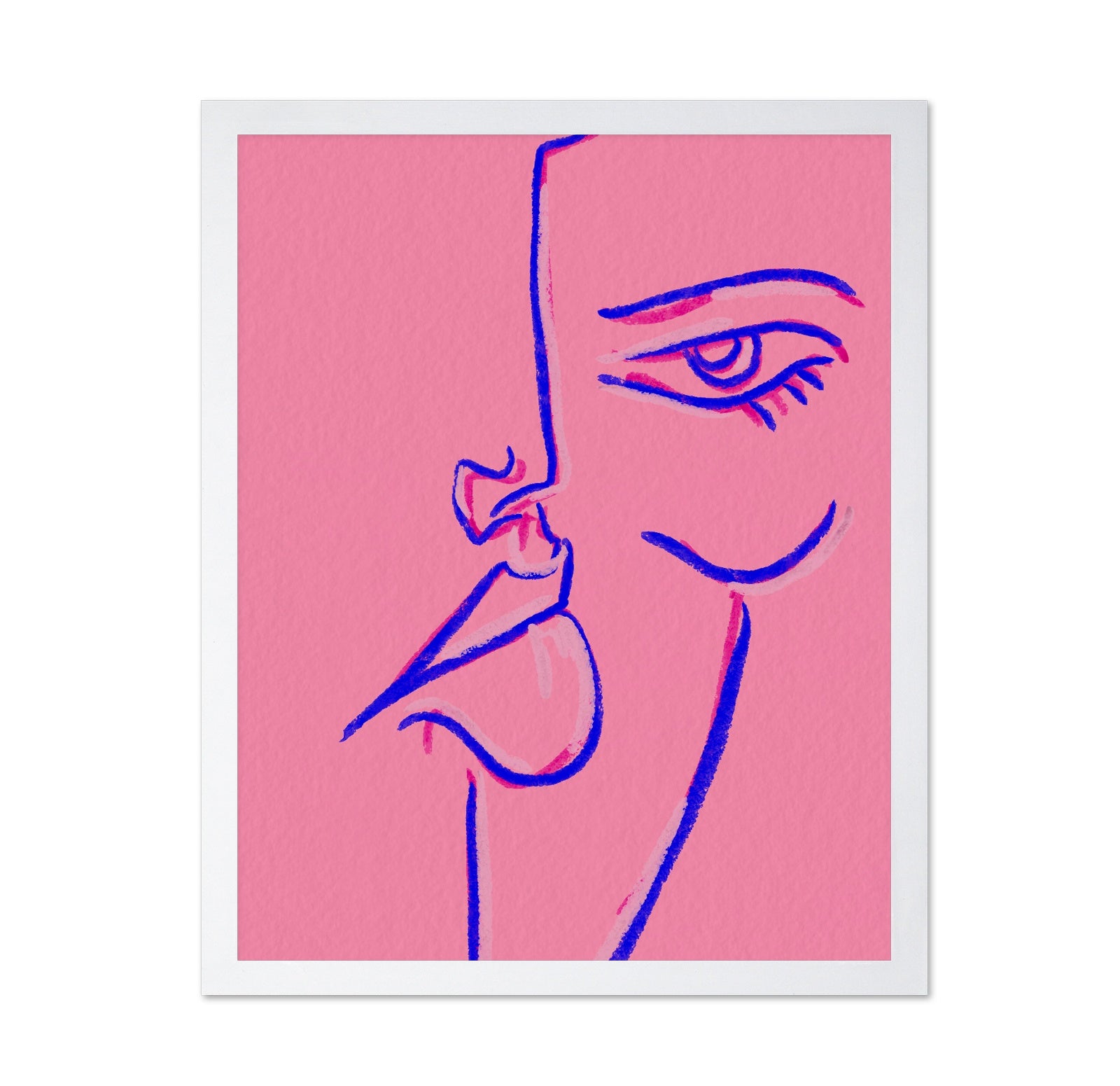 Pink Line Face