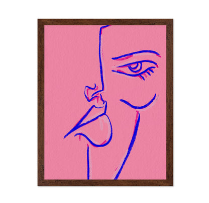 Pink Line Face