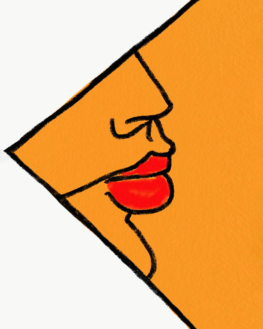 Orange Face Profile