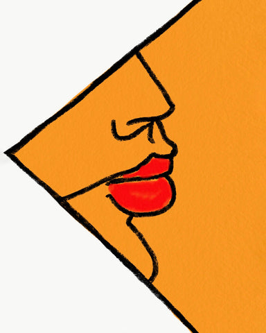 Orange Face Profile