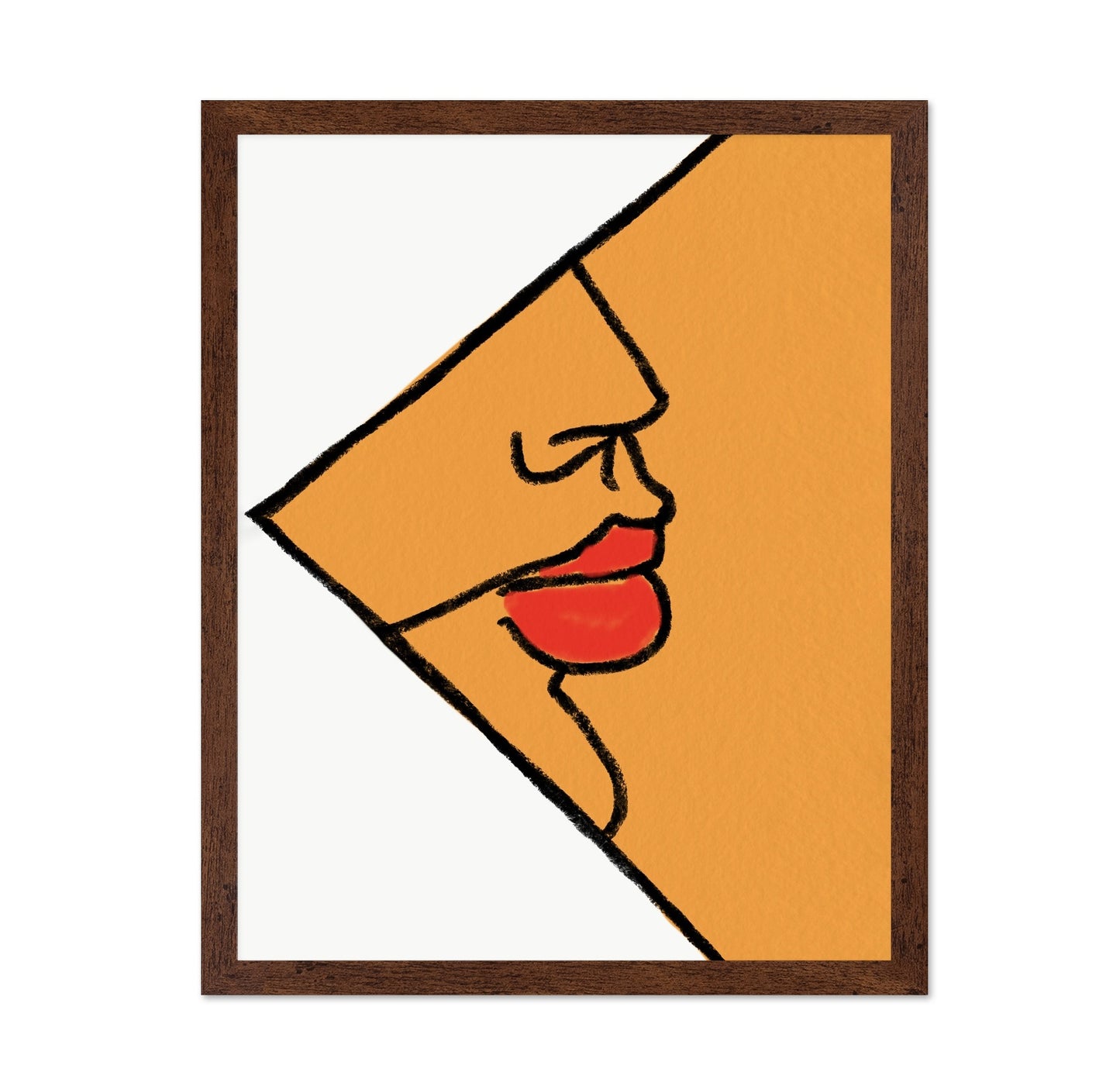 Orange Face Profile
