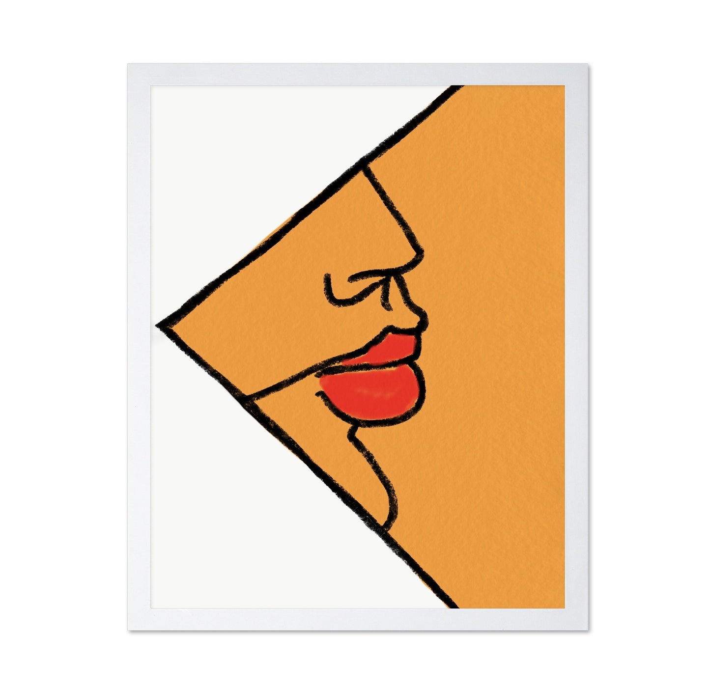 Orange Face Profile