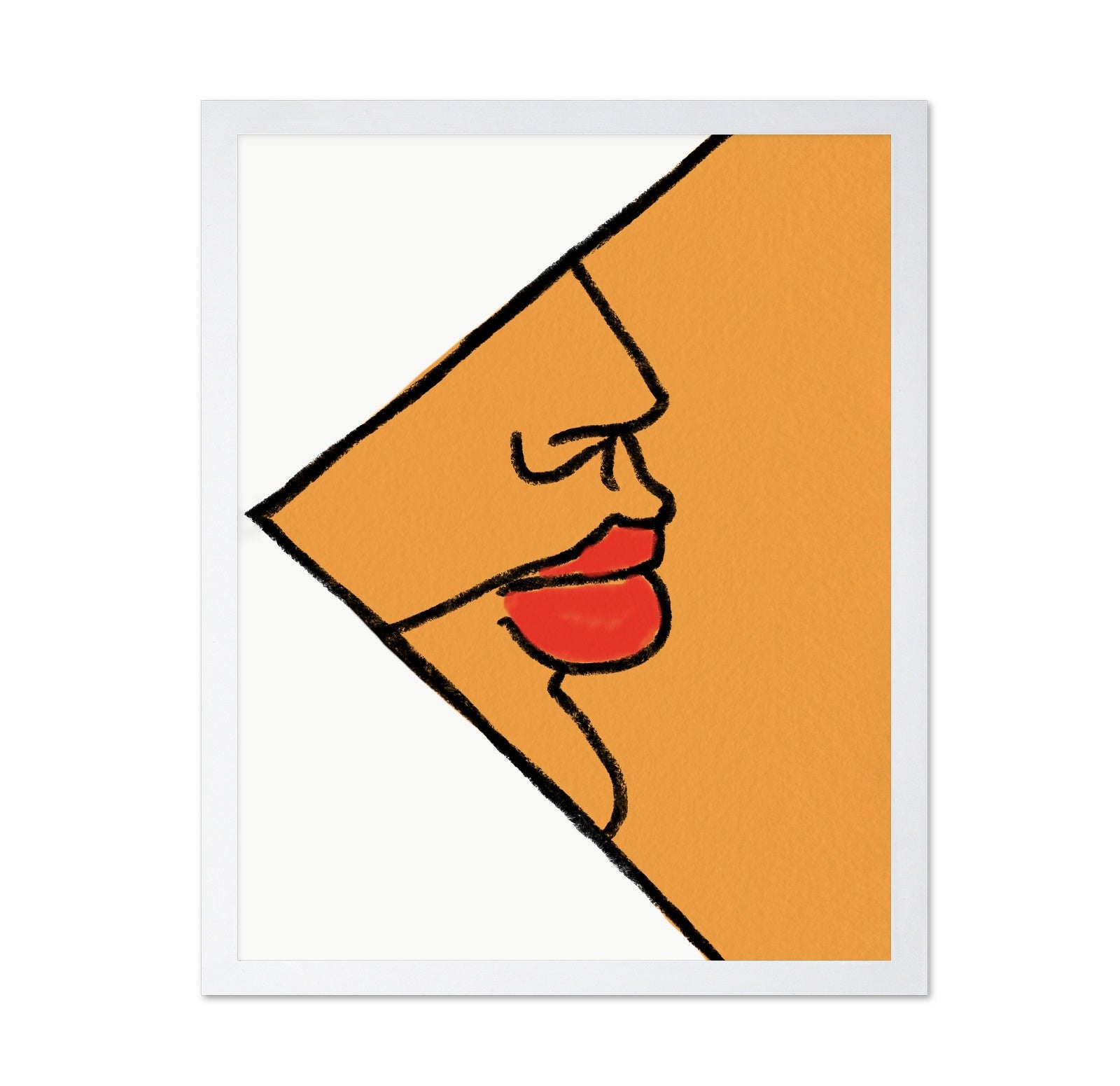Orange Face Profile