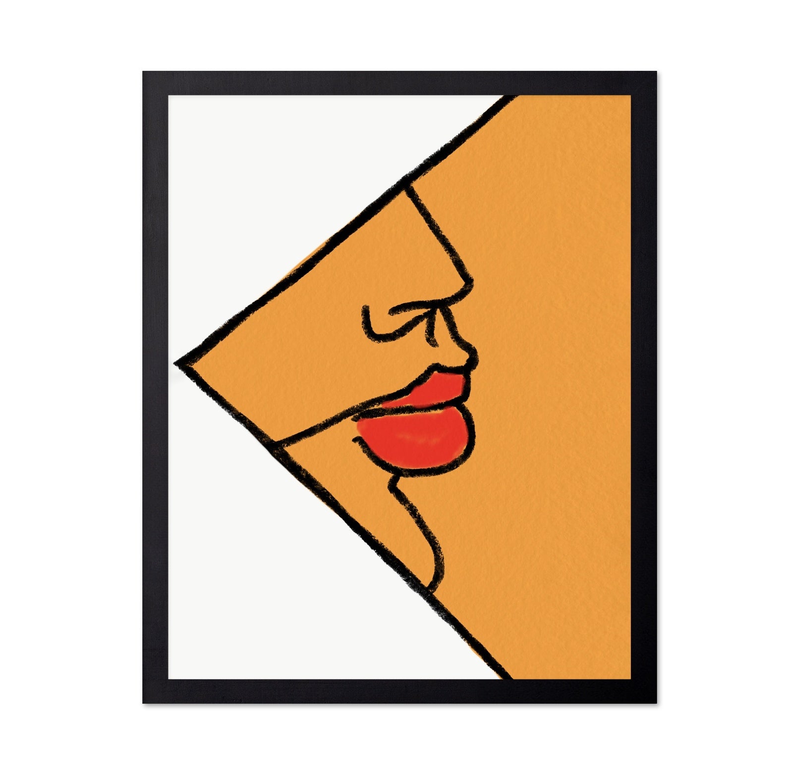 Orange Face Profile