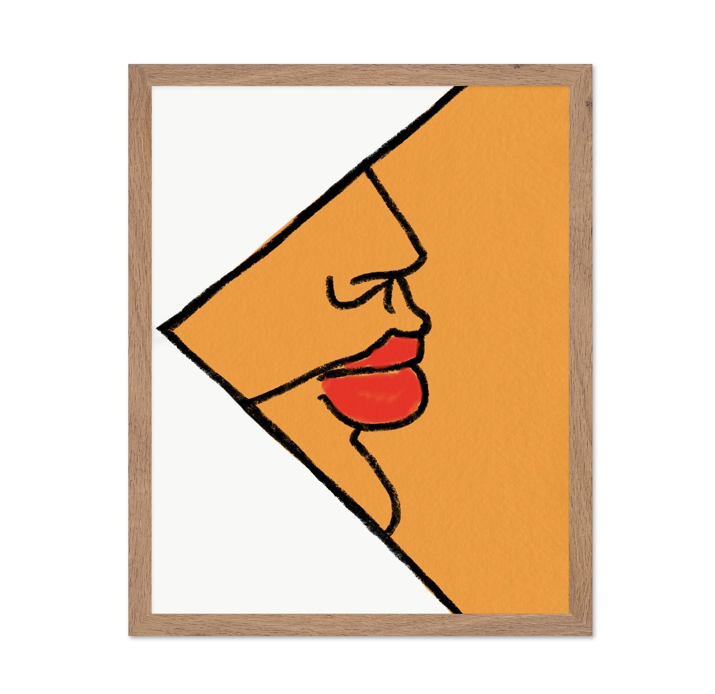 Orange Face Profile