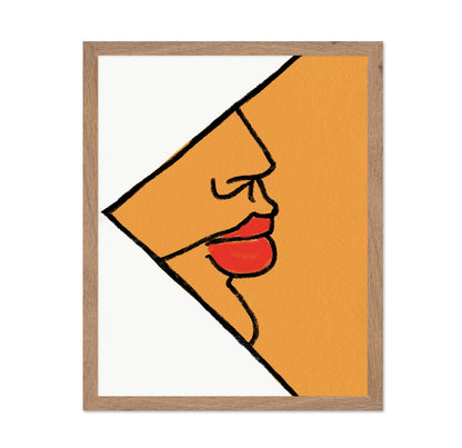 Orange Face Profile