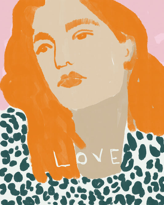 Orange Hair Portrait