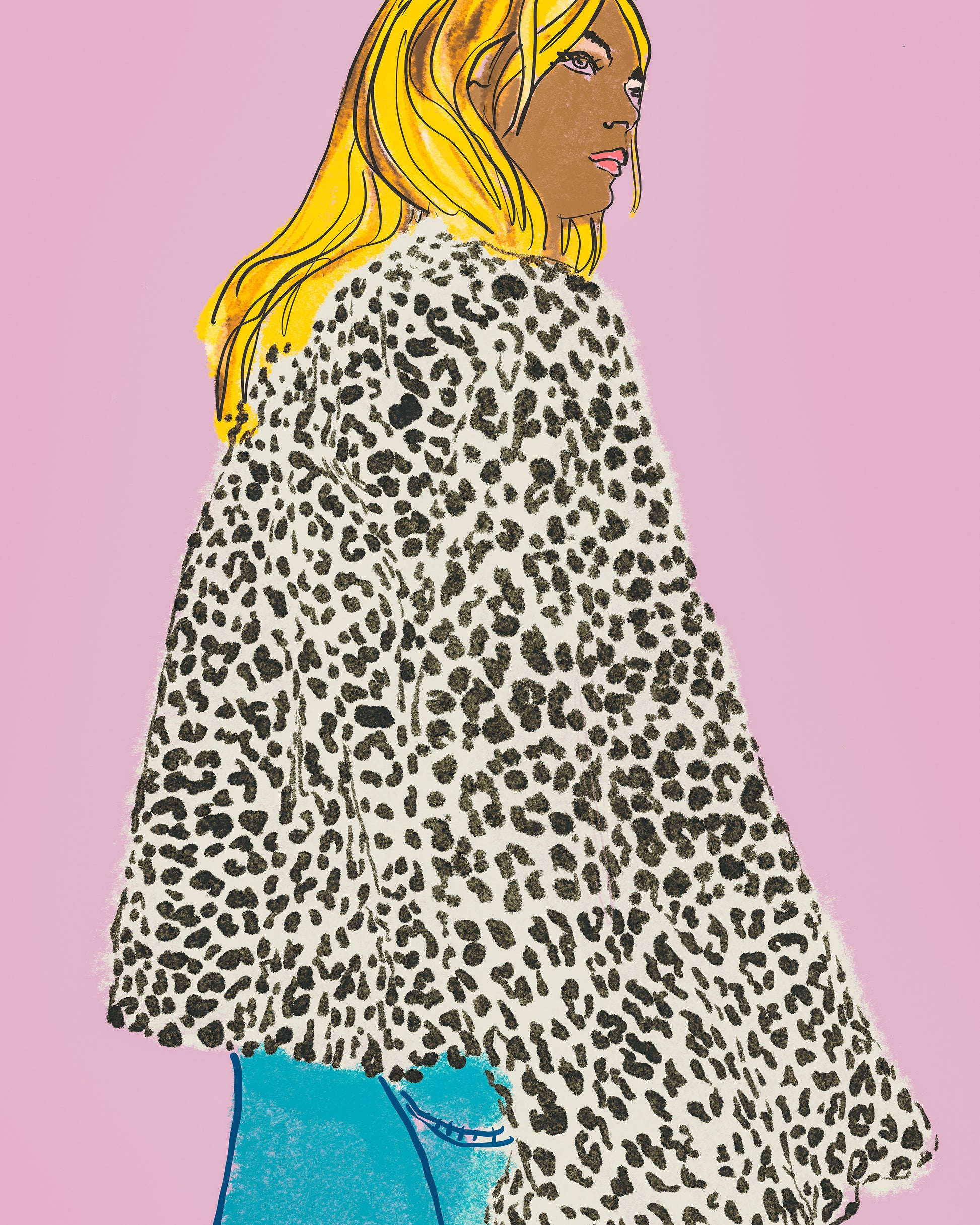 Leopard Jacket Woman