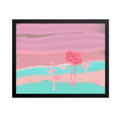 Pink Coastal Palms