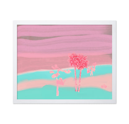 Pink Coastal Palms