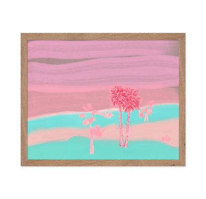 Pink Coastal Palms