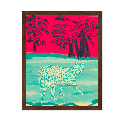 Tropical Cat Scene