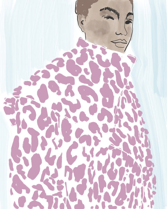 Leopard Coat Portrait