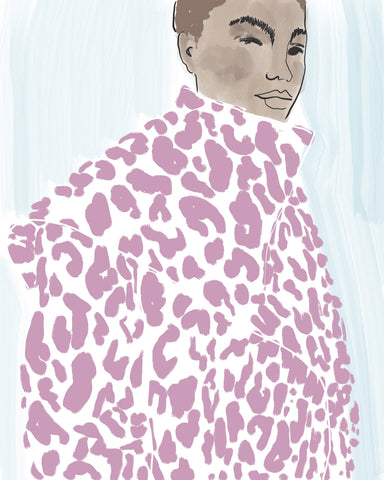 Leopard Coat Portrait