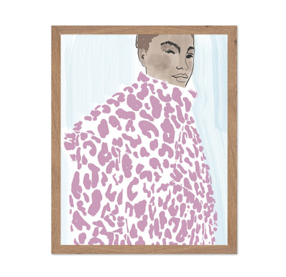 Leopard Coat Portrait