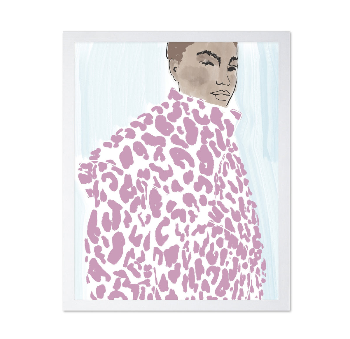 Leopard Coat Portrait