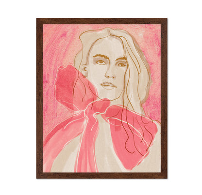 Pink Ribbon Portrait