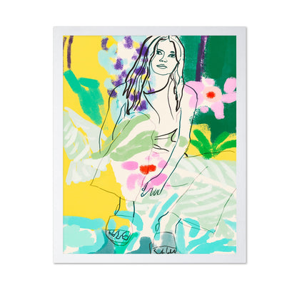 Colorful Line Portrait