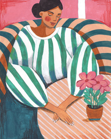 Striped Woman Portrait No2