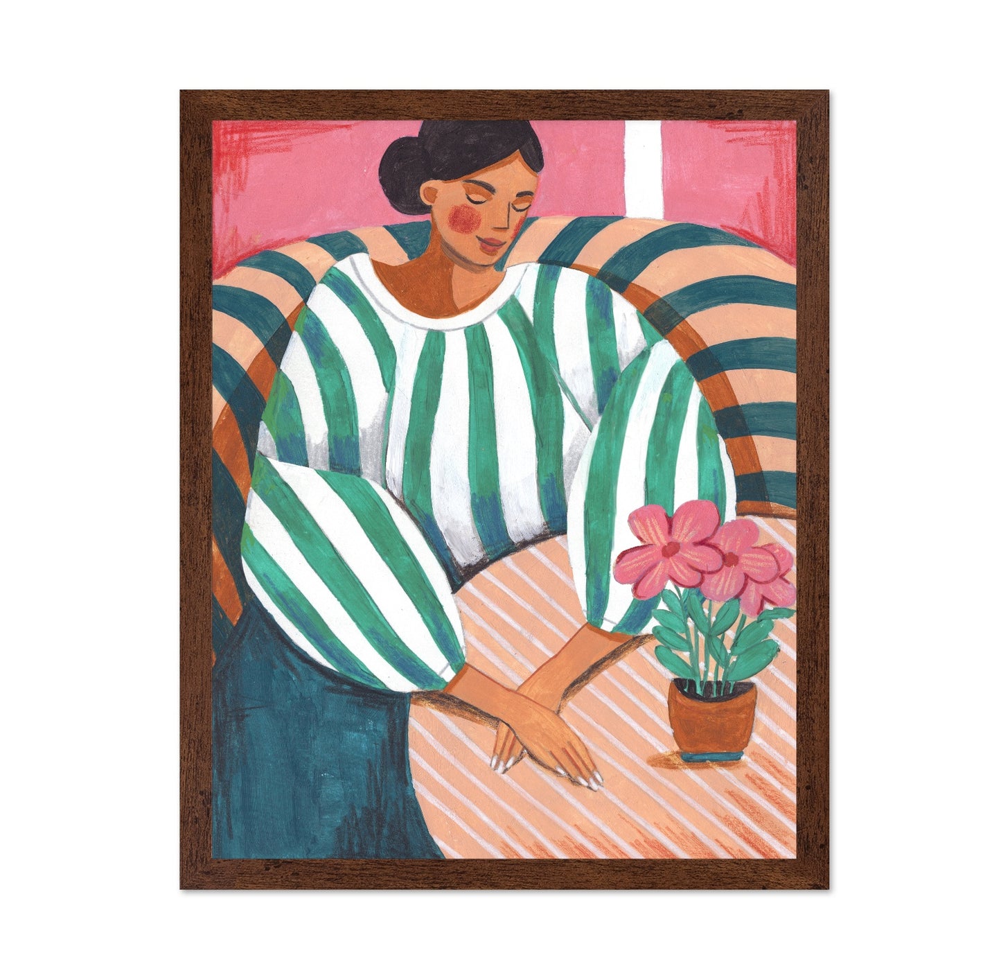 Striped Woman Portrait No2