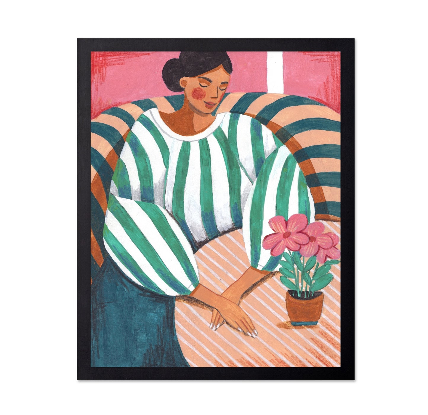 Striped Woman Portrait No2