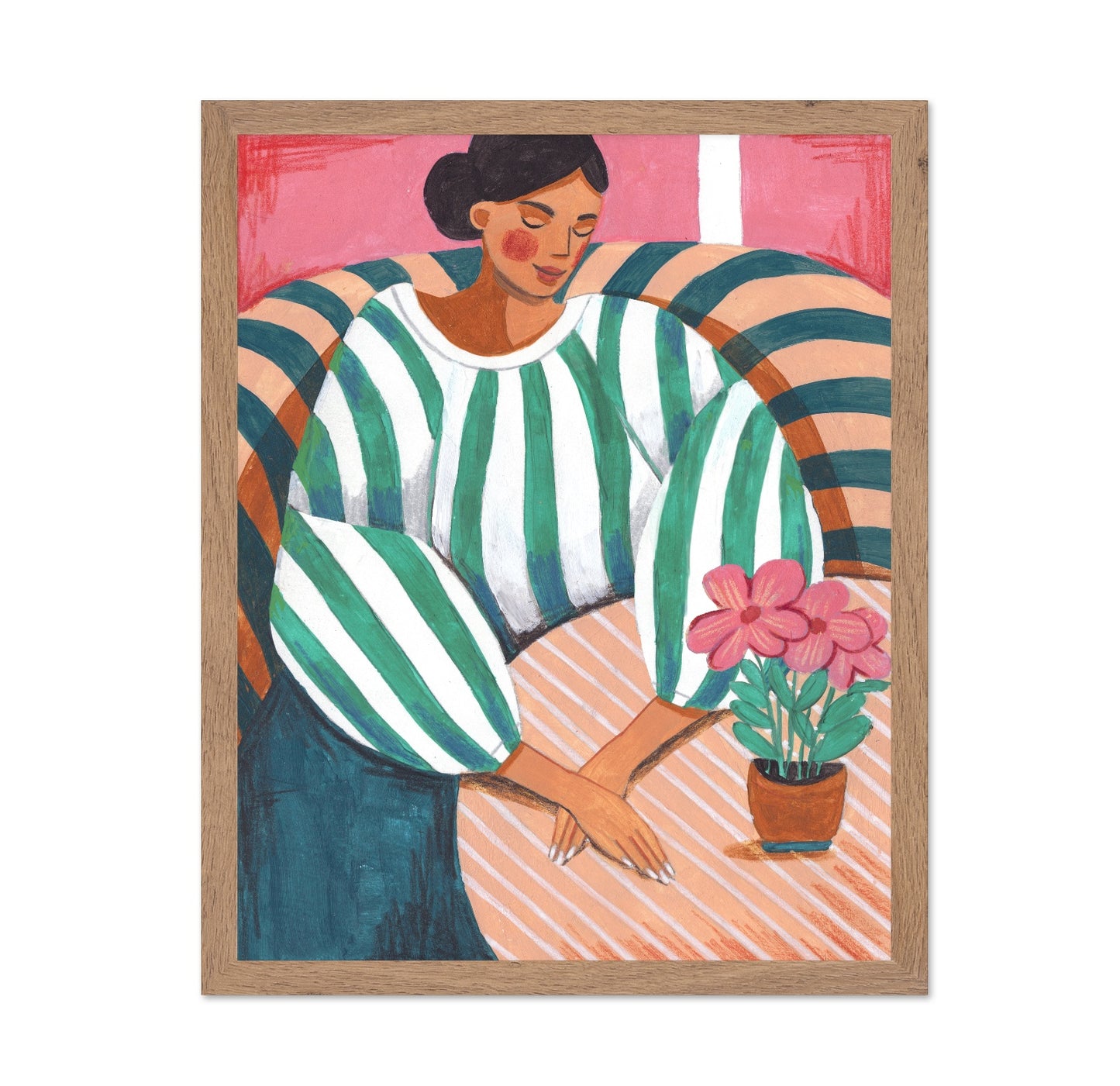 Striped Woman Portrait No2